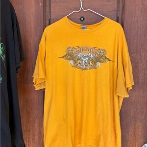 Sturgis yellow shirt vintage